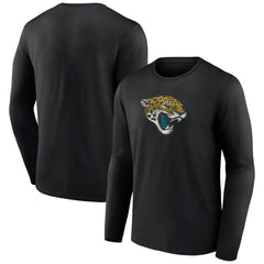 Jacksonville Jaguars Throwback Long Sleeve T-Shirt - Black - NFL