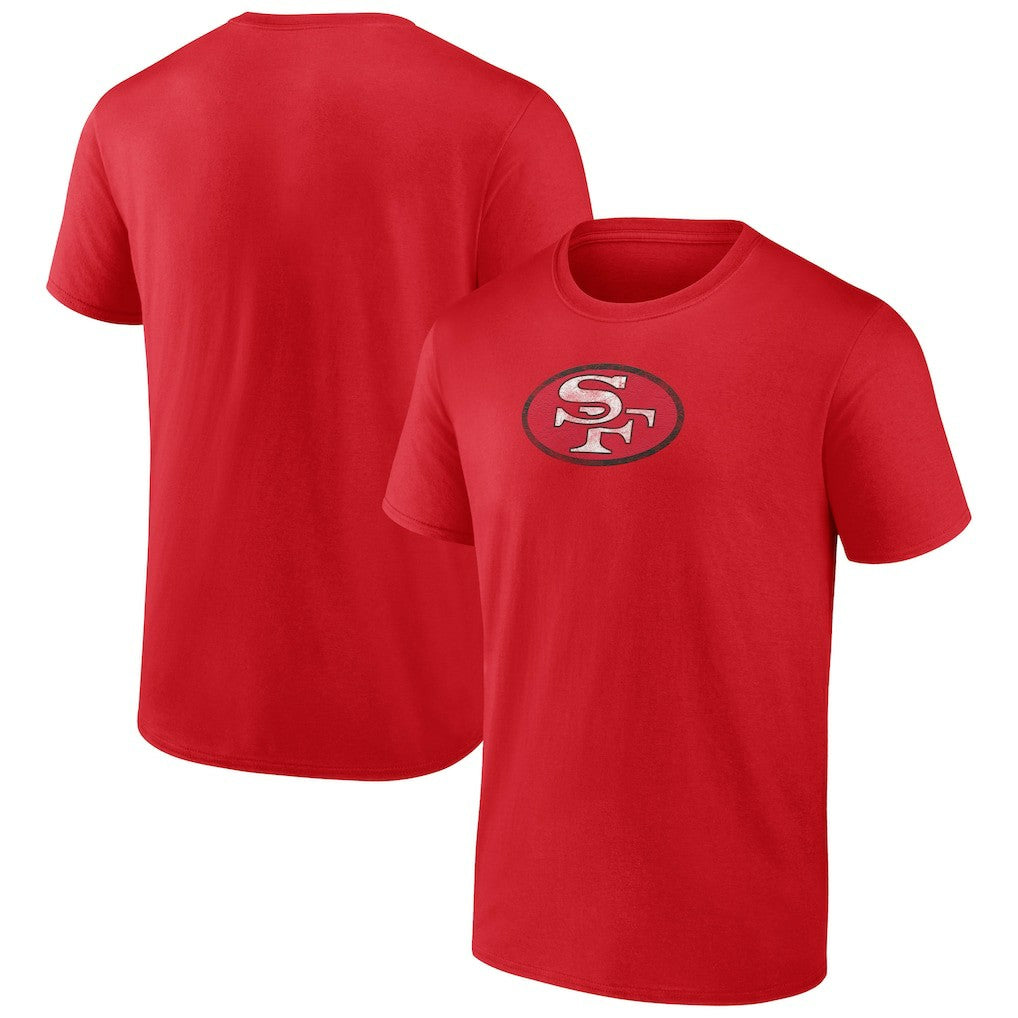 San Francisco 49ers Throwback T-Shirt - Scarlet - NFL