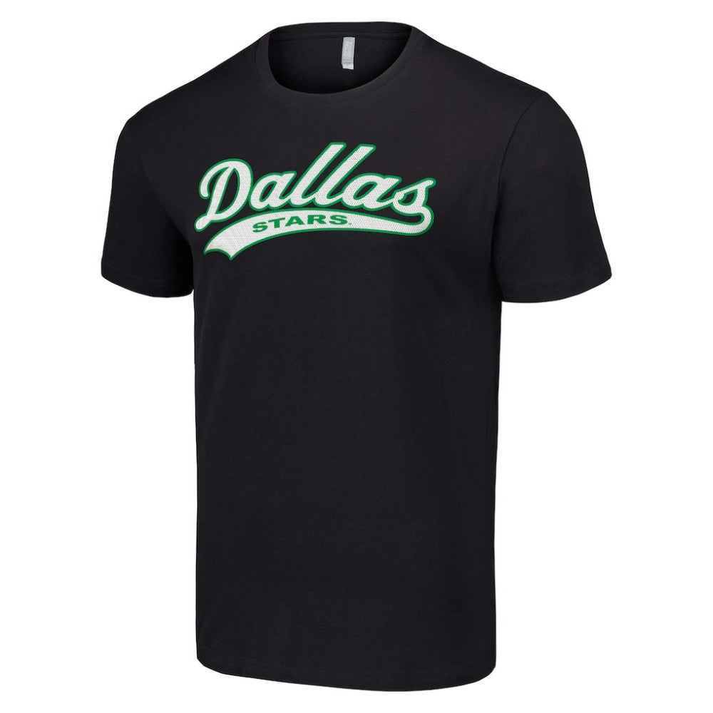 Dallas Stars Starter Tailsweep T-Shirt - Black | NHL Lifestyle