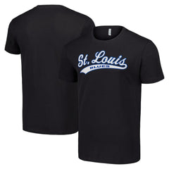 St. Louis Blues Starter Tailsweep T-Shirt - Black | NHL Clearance