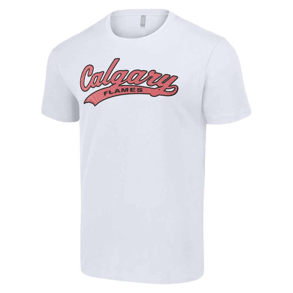 Calgary Flames Starter Tailsweep T-Shirt - White | NHL on sale