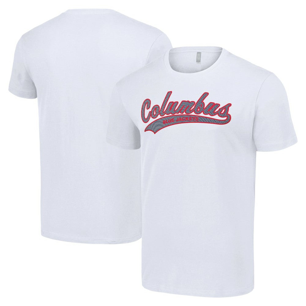 Columbus Blue Jackets Starter Tailsweep T-Shirt - White | NHL on sale