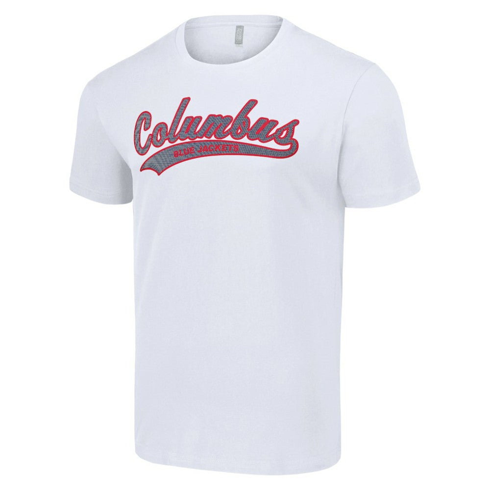 Columbus Blue Jackets Starter Tailsweep T-Shirt - White | NHL on sale