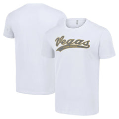 Vegas Golden Knights Starter Tailsweep T-Shirt - White | NHL Lifestyle