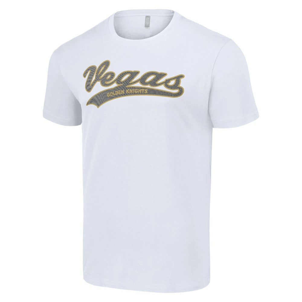 Vegas Golden Knights Starter Tailsweep T-Shirt - White | NHL Lifestyle