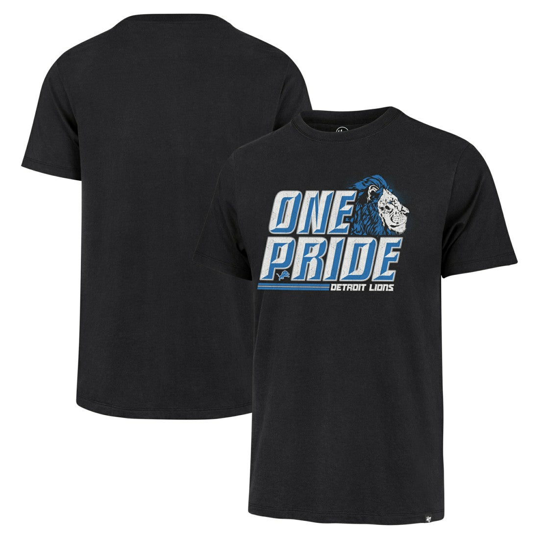 Detroit Lions '47 Regional Franklin T-Shirt - Black - 47 brand