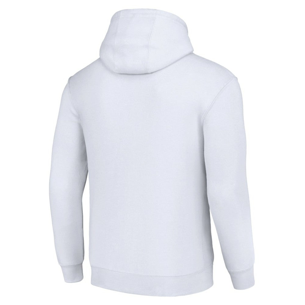 Nashville Predators Starter Tailsweep Fleece Tri-Blend Pullover Hoodie - White | NHL online