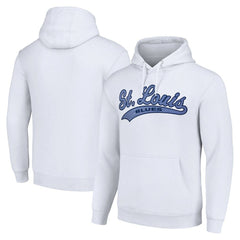 St. Louis Blues Starter Tailsweep Fleece Tri-Blend Pullover Hoodie - White | NHL on sale