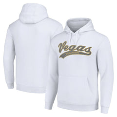 Vegas Golden Knights Starter Tailsweep Fleece Tri-Blend Pullover Hoodie - White | NHL on sale