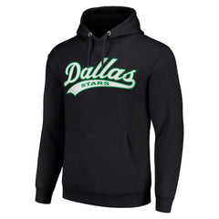 Dallas Stars Starter Tailsweep Fleece Tri-Blend Pullover Hoodie - Black | NHL online