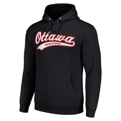 Ottawa Senators Starter Tailsweep Fleece Tri-Blend Pullover Hoodie - Black | NHL online