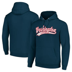 Washington Capitals Starter Tailsweep Fleece Tri-Blend Pullover Hoodie - Navy | NHL discount