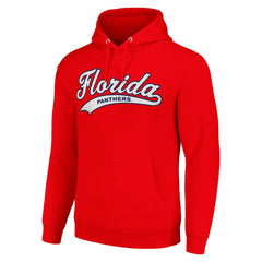 Florida Panthers Starter Tailsweep Fleece Tri-Blend Pullover Hoodie - Red | NHL online