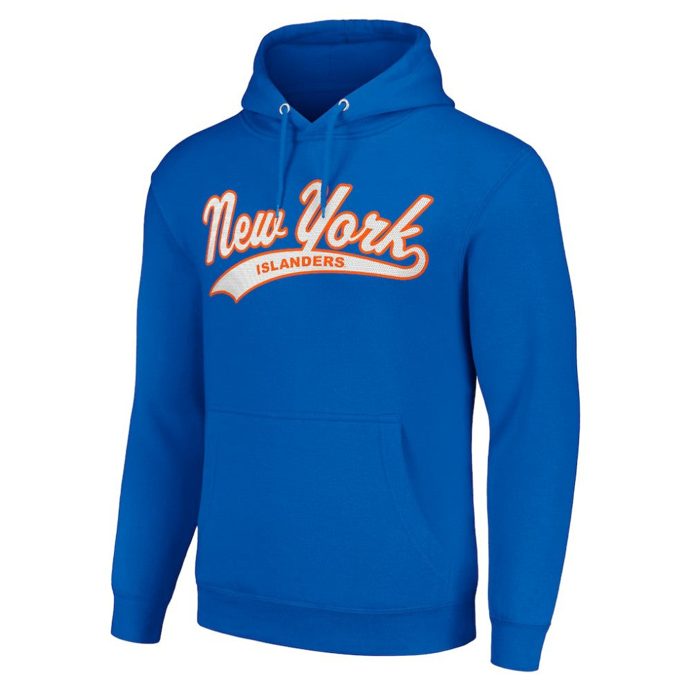New York Islanders Starter Tailsweep Fleece Tri-Blend Pullover Hoodie - Royal | NHL online