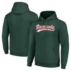 Minnesota Wild Starter Tailsweep Fleece Tri-Blend Pullover Hoodie - Green | NHL near me