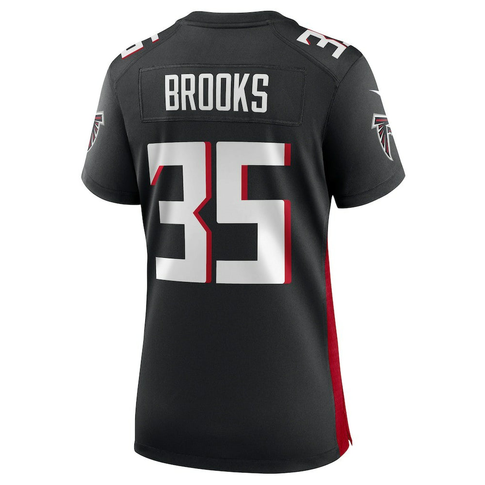 Natrone Brooks Atlanta Falcons Women's Team Game Jersey - Black - Nike