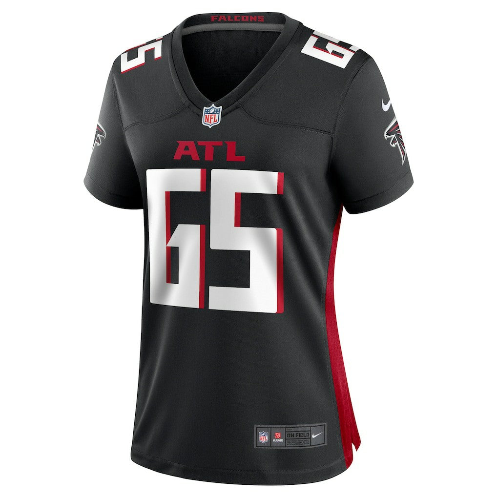 Matthew Bergeron Atlanta Falcons Women's Team Game Jersey - Black - Nike