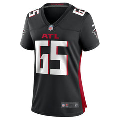 Matthew Bergeron Atlanta Falcons Women's Team Game Jersey - Black - Nike
