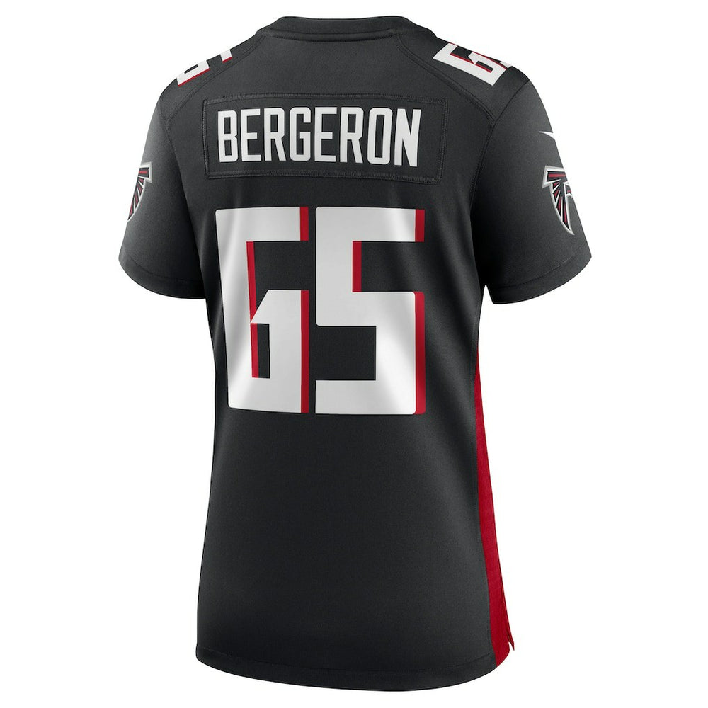 Matthew Bergeron Atlanta Falcons Women's Team Game Jersey - Black - Nike