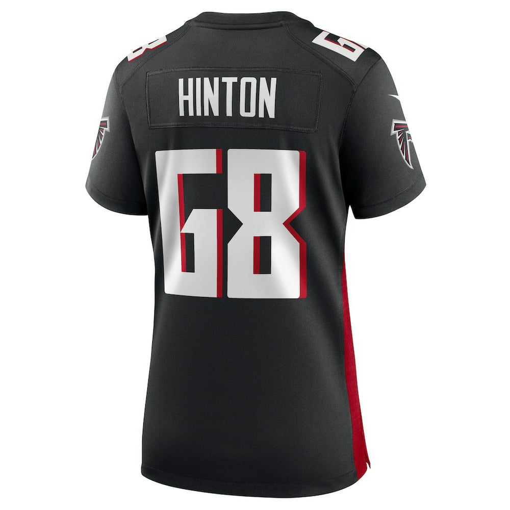 Kyle Hinton Atlanta Falcons Women's Team Game Jersey - Black - Nike