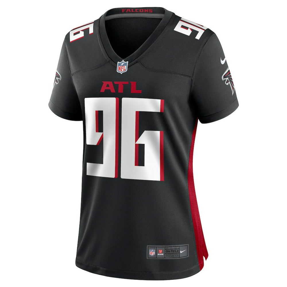 Zach Harrison Atlanta Falcons Women's Team Game Jersey - Black - Nike