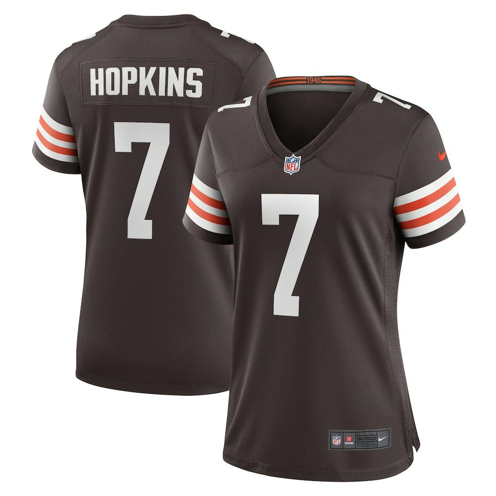 Dustin Hopkins Cleveland Browns Women's Team Game Jersey - Brown - Nike