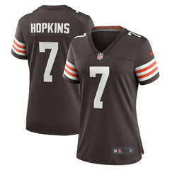 Dustin Hopkins Cleveland Browns Women's Team Game Jersey - Brown - Nike