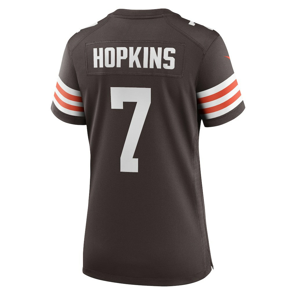 Dustin Hopkins Cleveland Browns Women's Team Game Jersey - Brown - Nike