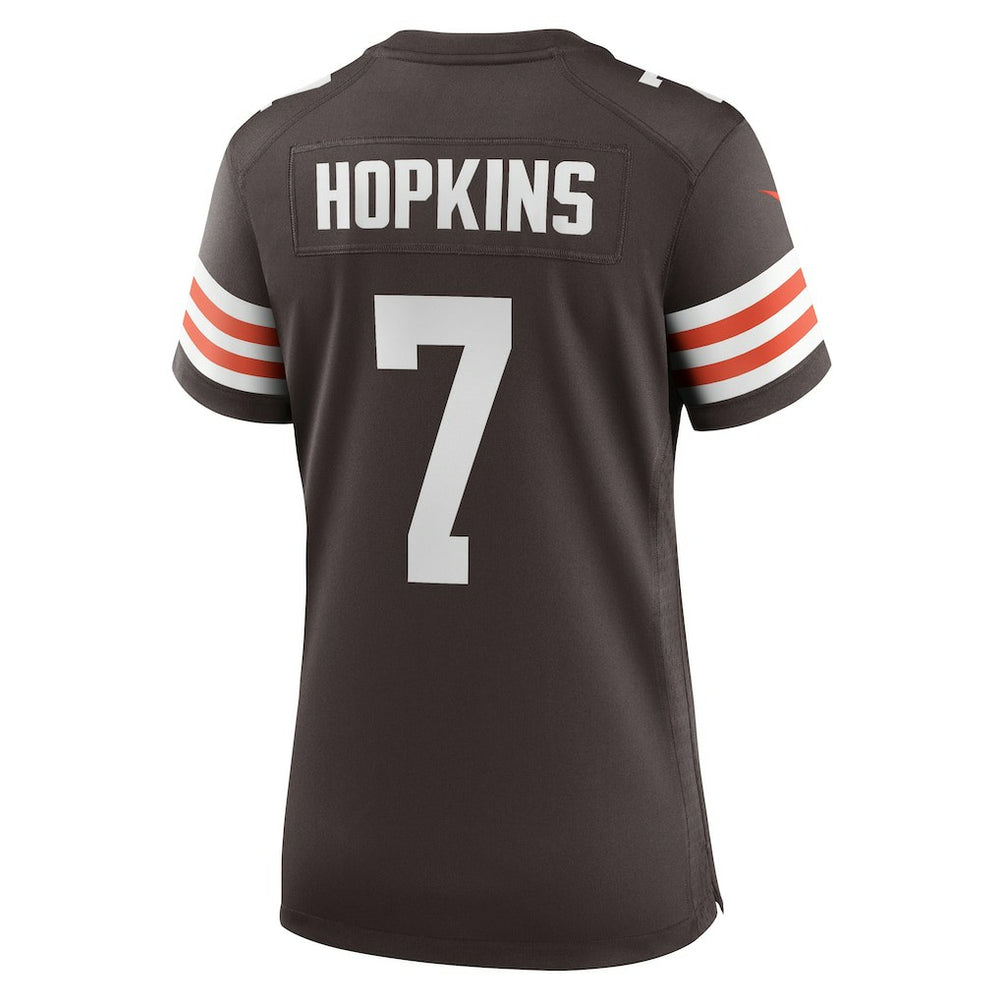 Dustin Hopkins Cleveland Browns Women's Team Game Jersey - Brown - Nike