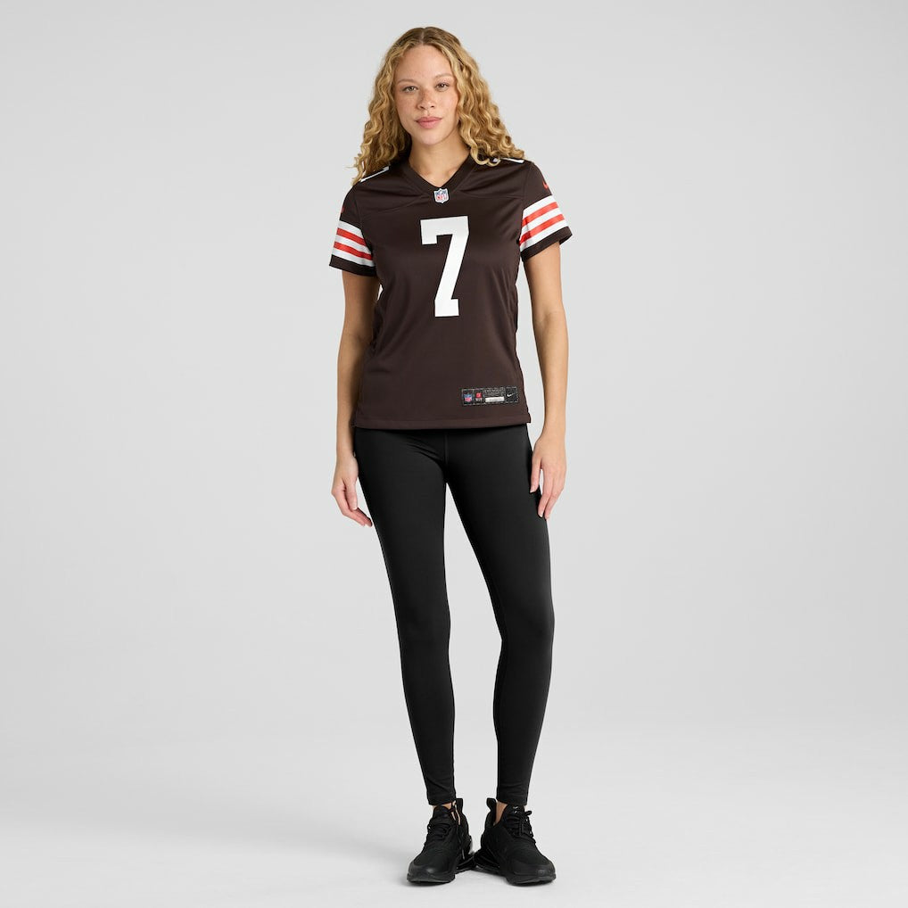 Dustin Hopkins Cleveland Browns Women's Team Game Jersey - Brown - Nike