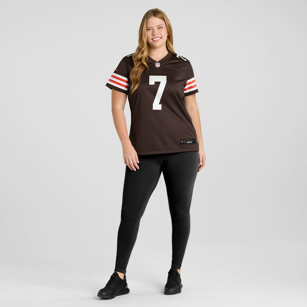Dustin Hopkins Cleveland Browns Women's Team Game Jersey - Brown - Nike