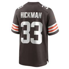 Ronnie Hickman Cleveland Browns Team Game Jersey - Brown - Nike