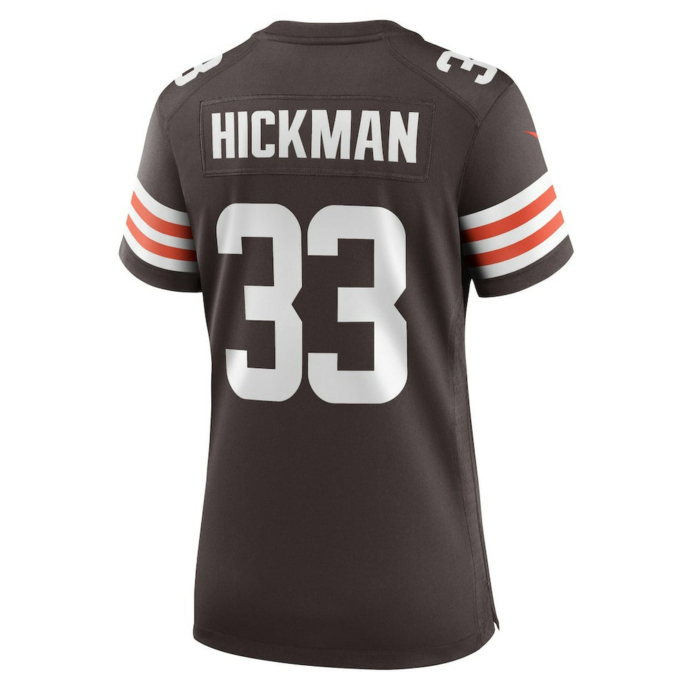 Ronnie Hickman Cleveland Browns Women's Team Game Jersey - Brown - Nike