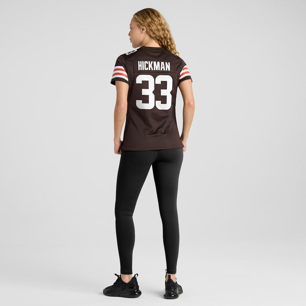 Ronnie Hickman Cleveland Browns Women's Team Game Jersey - Brown - Nike