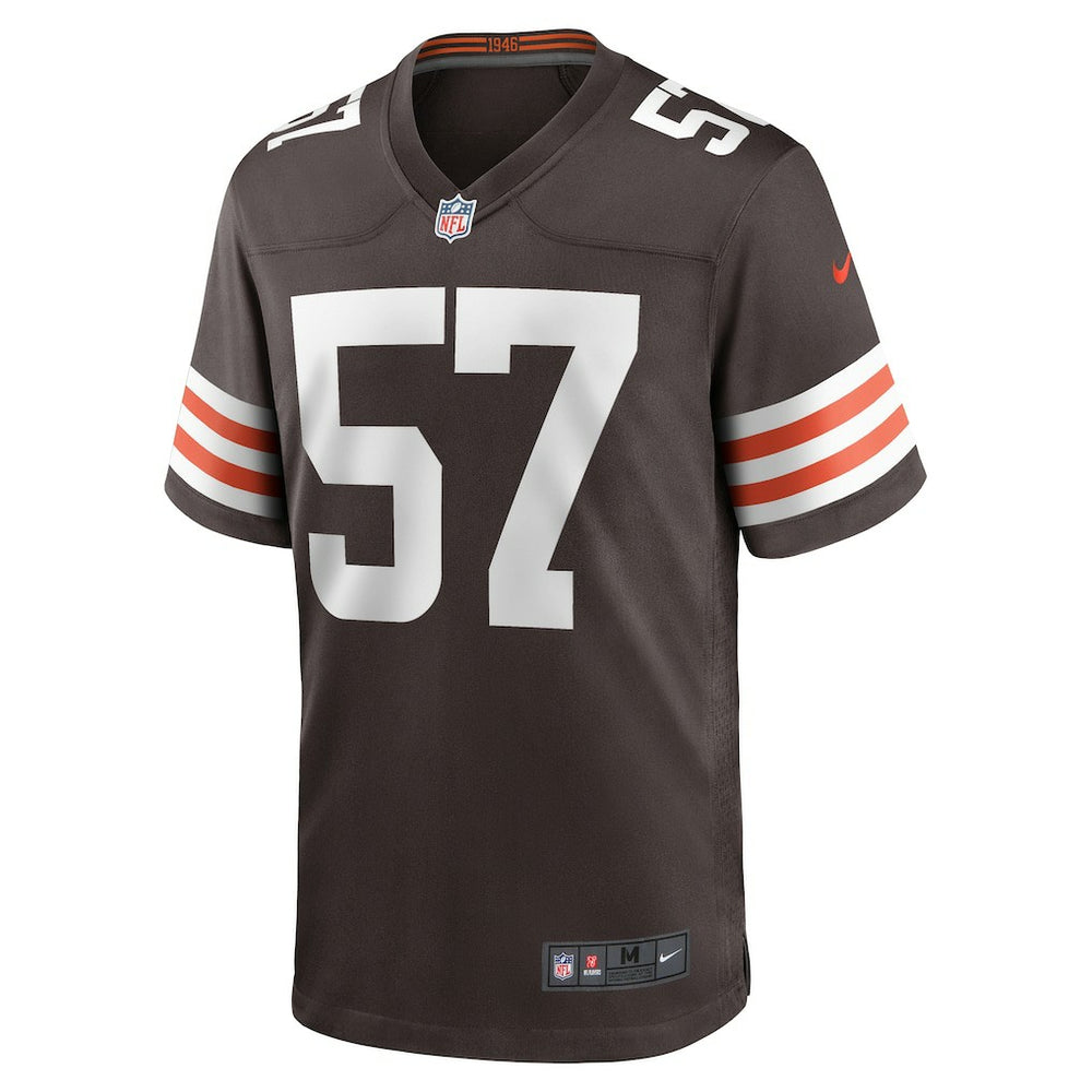 Isaiah McGuire Cleveland Browns Team Game Jersey - Brown - Nike