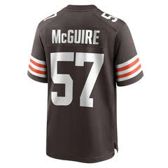 Isaiah McGuire Cleveland Browns Team Game Jersey - Brown - Nike