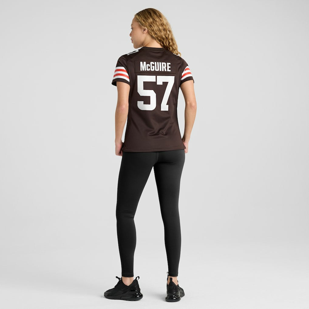 Isaiah McGuire Cleveland Browns Women's Team Game Jersey - Brown - Nike