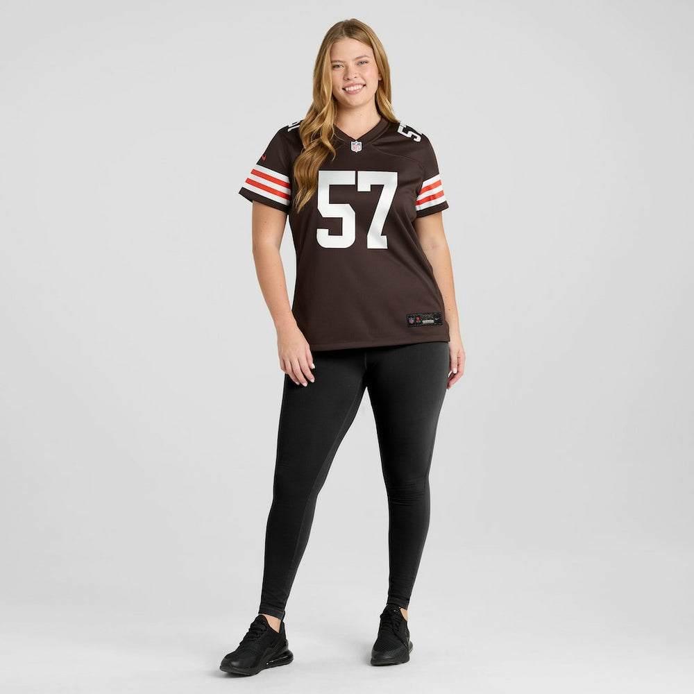 Isaiah McGuire Cleveland Browns Women's Team Game Jersey - Brown - Nike