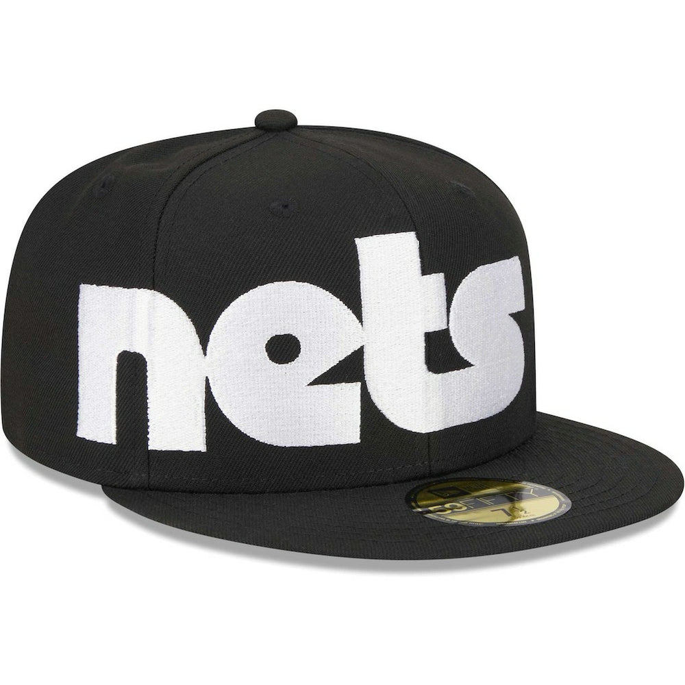 New Era Brooklyn Nets Checkerboard UV 59FIFTY Fitted Hat Black