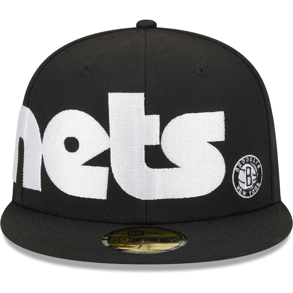 New Era Brooklyn Nets Checkerboard UV 59FIFTY Fitted Hat Black