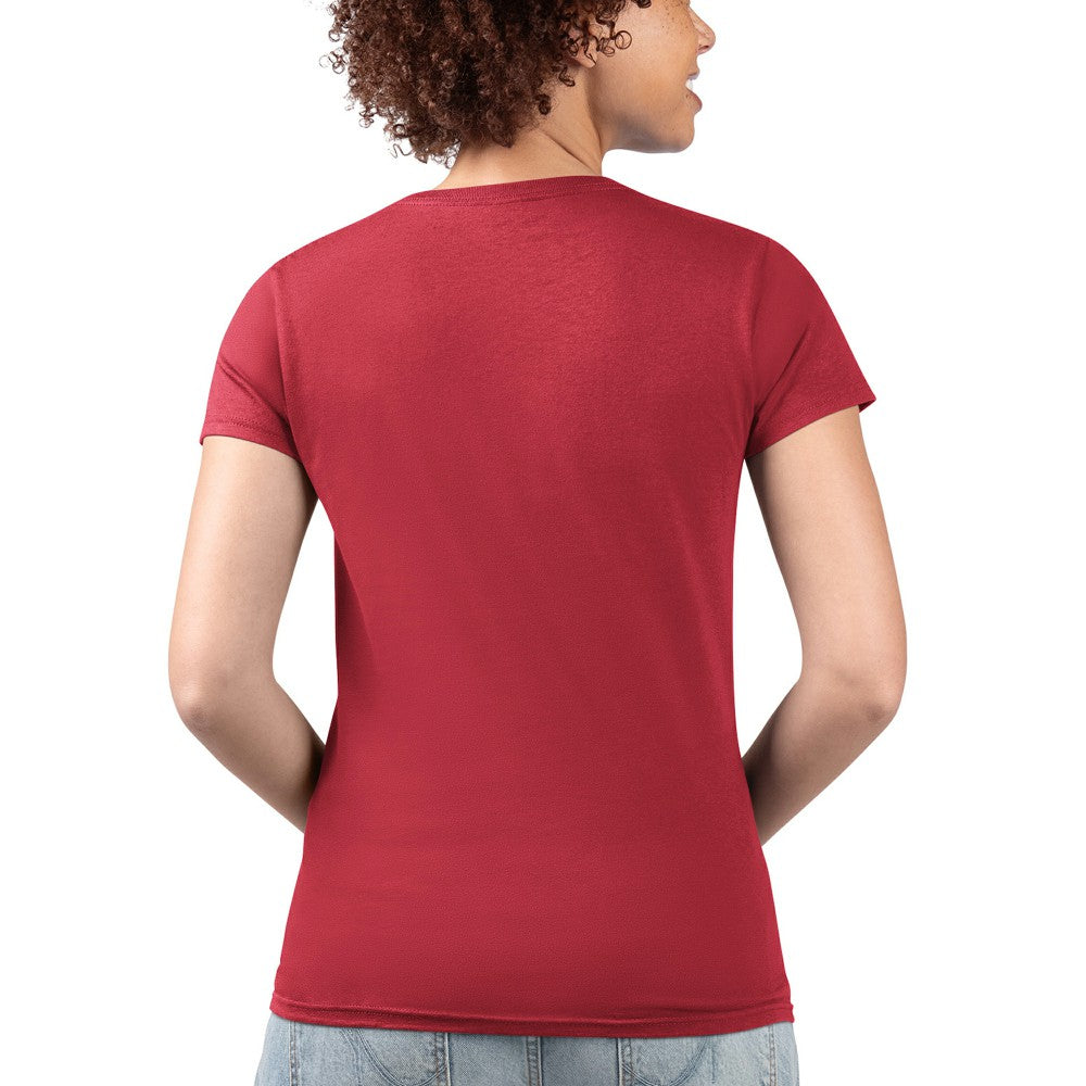 Cincinnati Reds G-III 4Her by Carl Banks Women's Super-Slim Fit Lightweight City Graphic V-Neck T-Shirt Sale