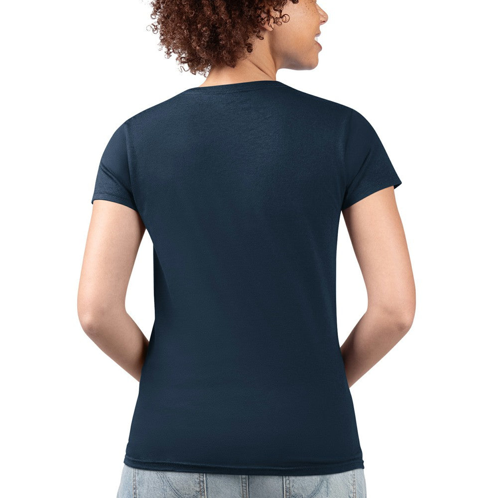 Los Angeles Angels G-III 4Her by Carl Banks Women's Super-Slim Fit Lightweight City Graphic V-Neck T-Shirt Sale