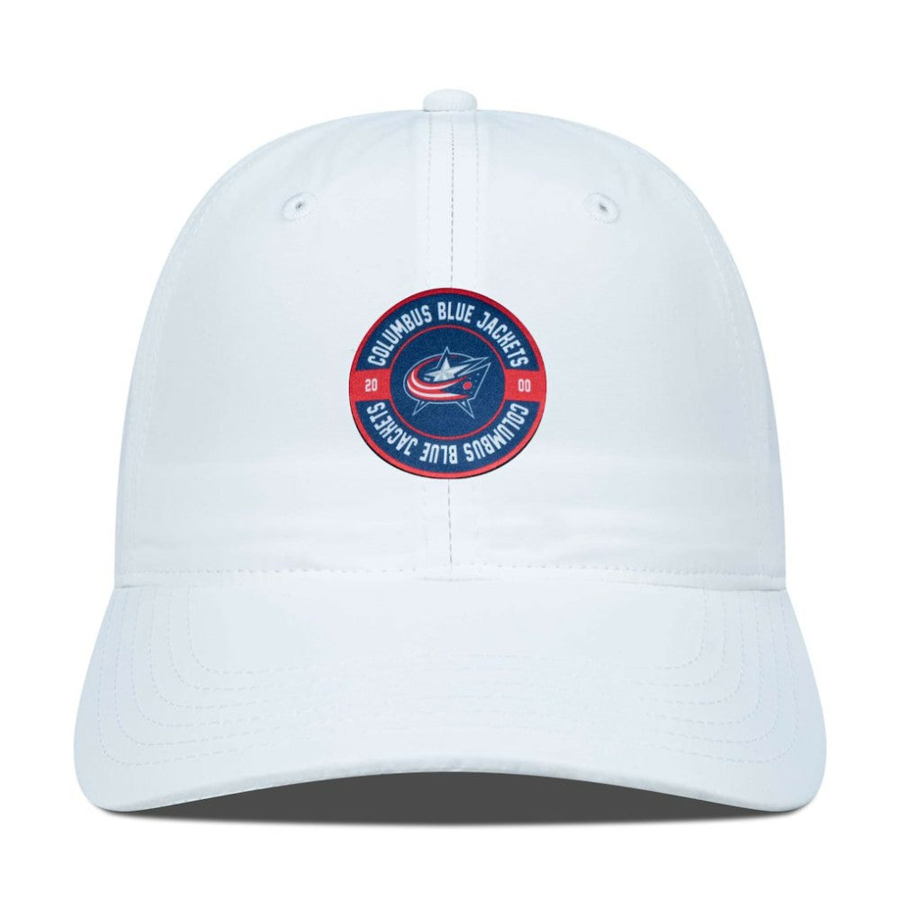 Columbus Blue Jackets Levelwear Women's Haven Adjustable Hat - White | NHL Clearance