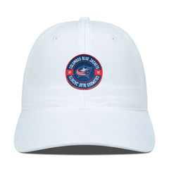 Columbus Blue Jackets Levelwear Women's Haven Adjustable Hat - White | NHL Clearance
