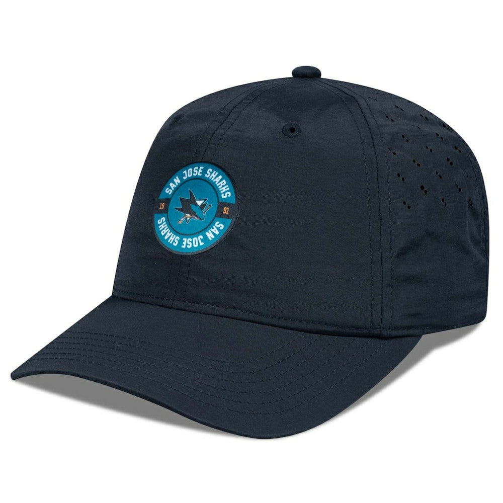 San Jose Sharks Levelwear Women's Haven Adjustable Hat - Black | NHL Lifestyle