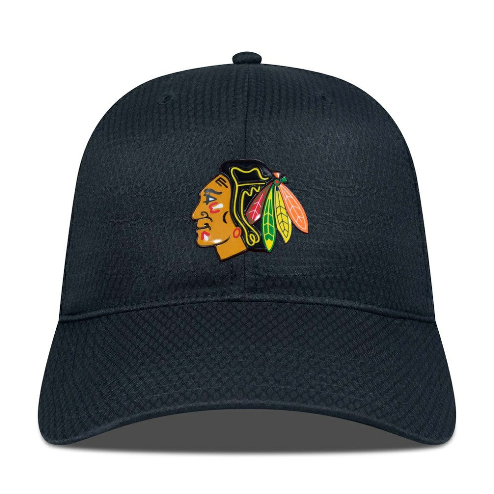 Chicago Blackhawks Levelwear Matrix Adjustable Hat - Black | NHL near me