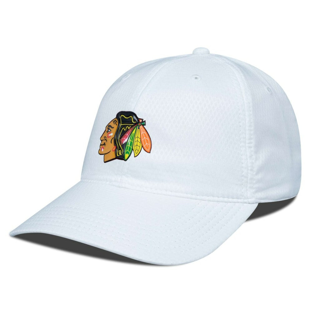 Chicago Blackhawks Levelwear Matrix Adjustable Hat - White | NHL online