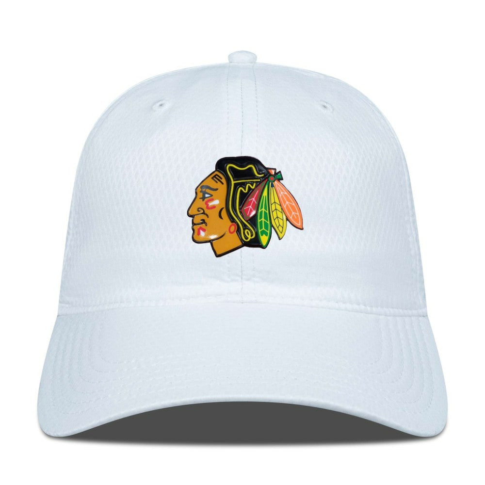 Chicago Blackhawks Levelwear Matrix Adjustable Hat - White | NHL online