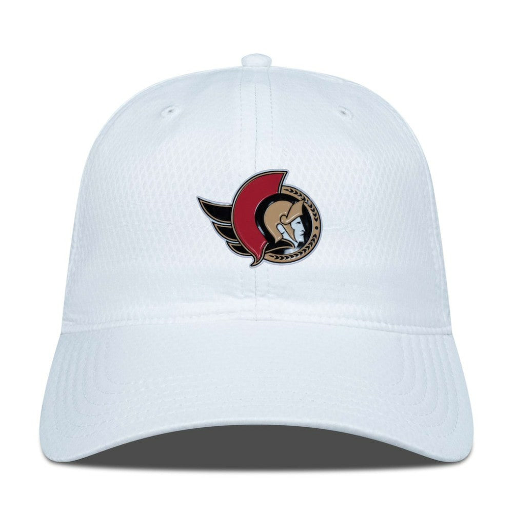 Ottawa Senators Levelwear Matrix Adjustable Hat - White | NHL Clearance