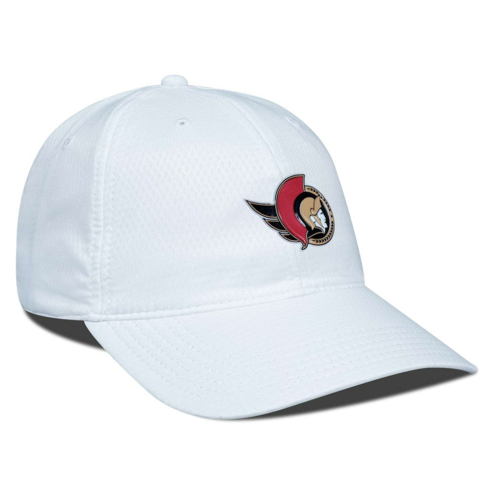 Ottawa Senators Levelwear Matrix Adjustable Hat - White | NHL Clearance